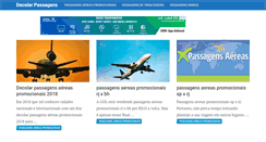 Desktop Screenshot of decolarpassagens.com